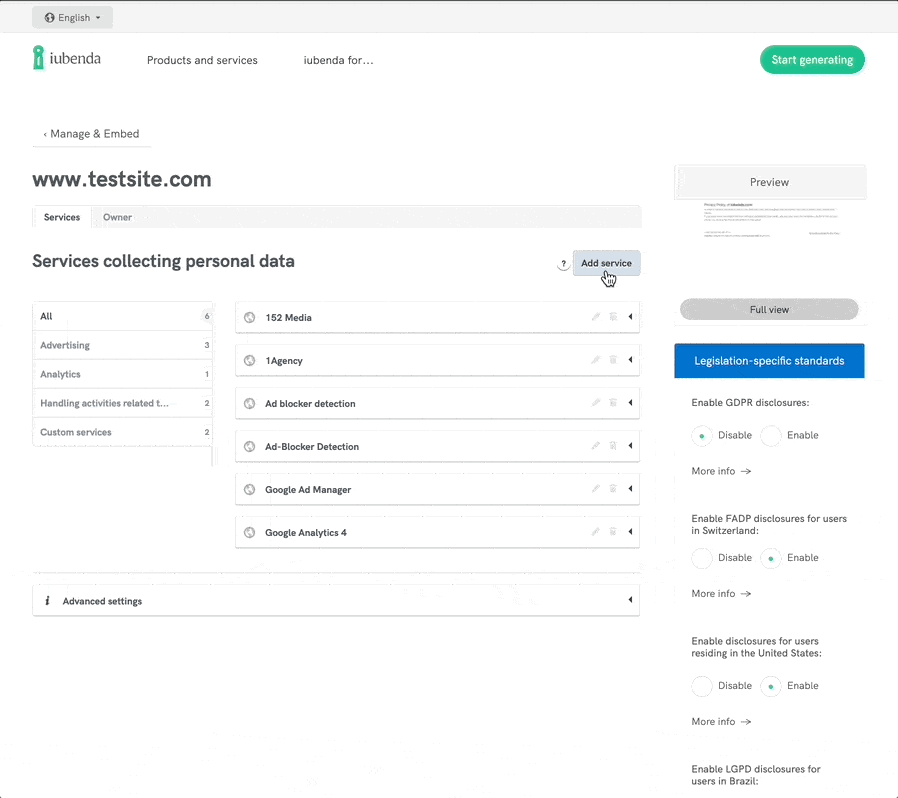 custom clause ad blockers