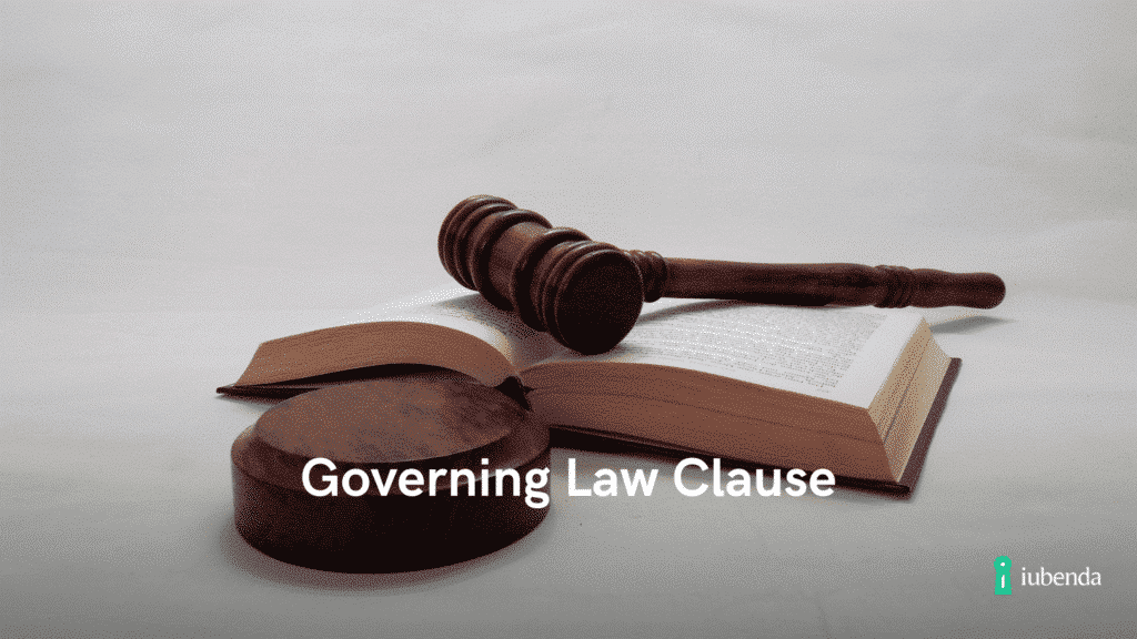 governing law clause