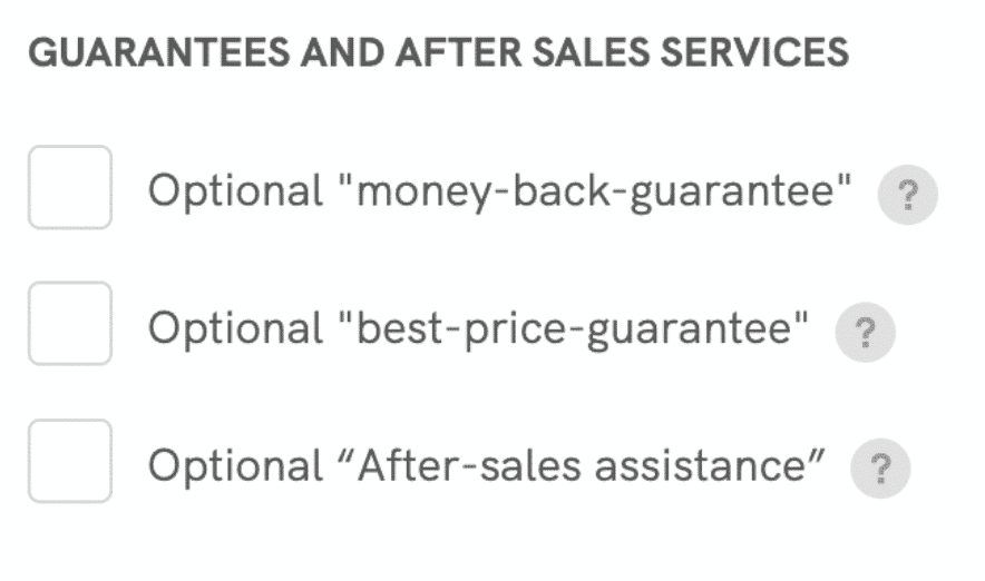 Commercial Guarantees