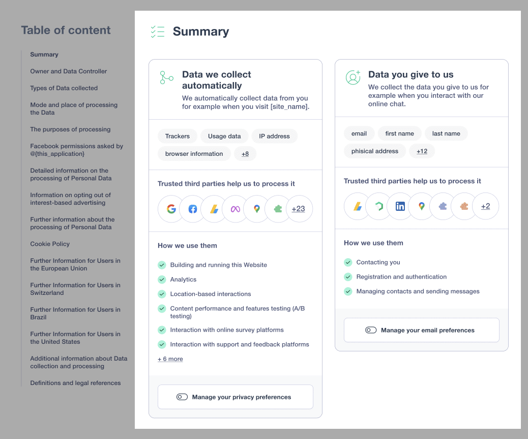 new design summary